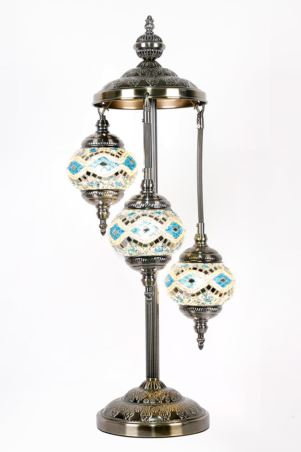 Turkish Mosaic Lamp Multi 3 Tier TL45