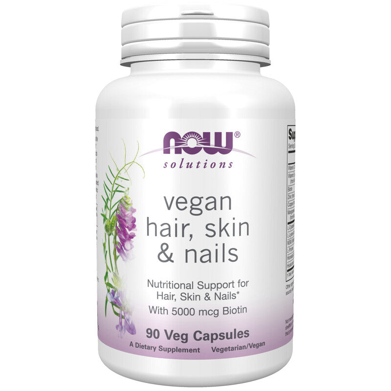 NOW Foods Hair, Skin & Nails (Vegan) 90 Veg Caps