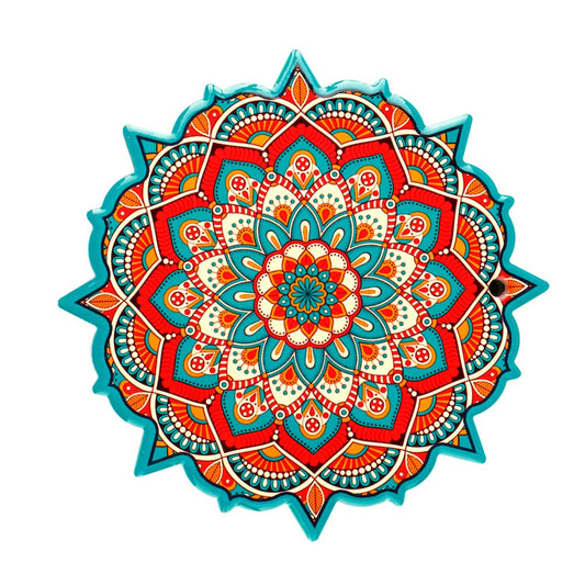Ceramic Coaster Sacred Mandala Large (CMC3)