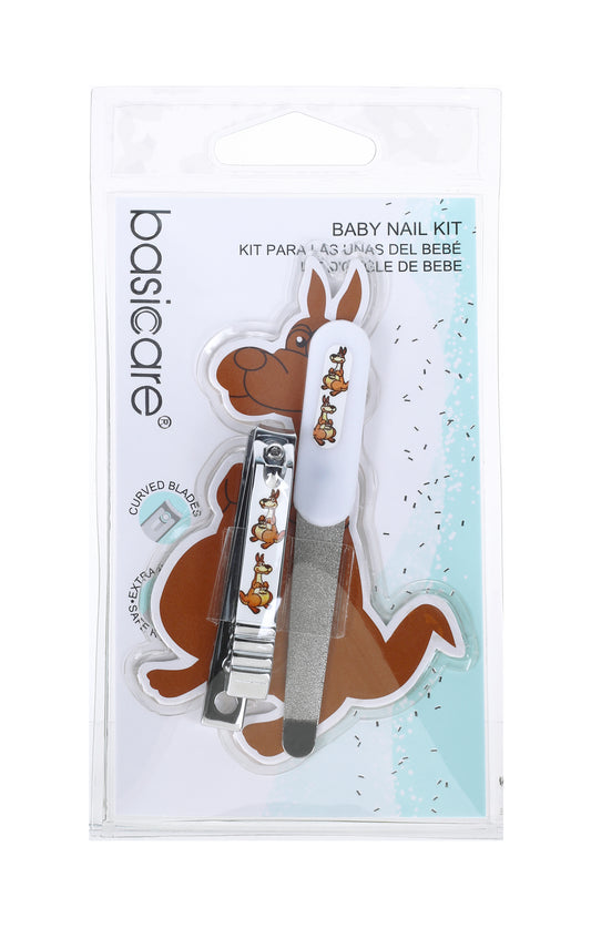 Basicare Nail File & Clipper Baby Safe 2 Pack