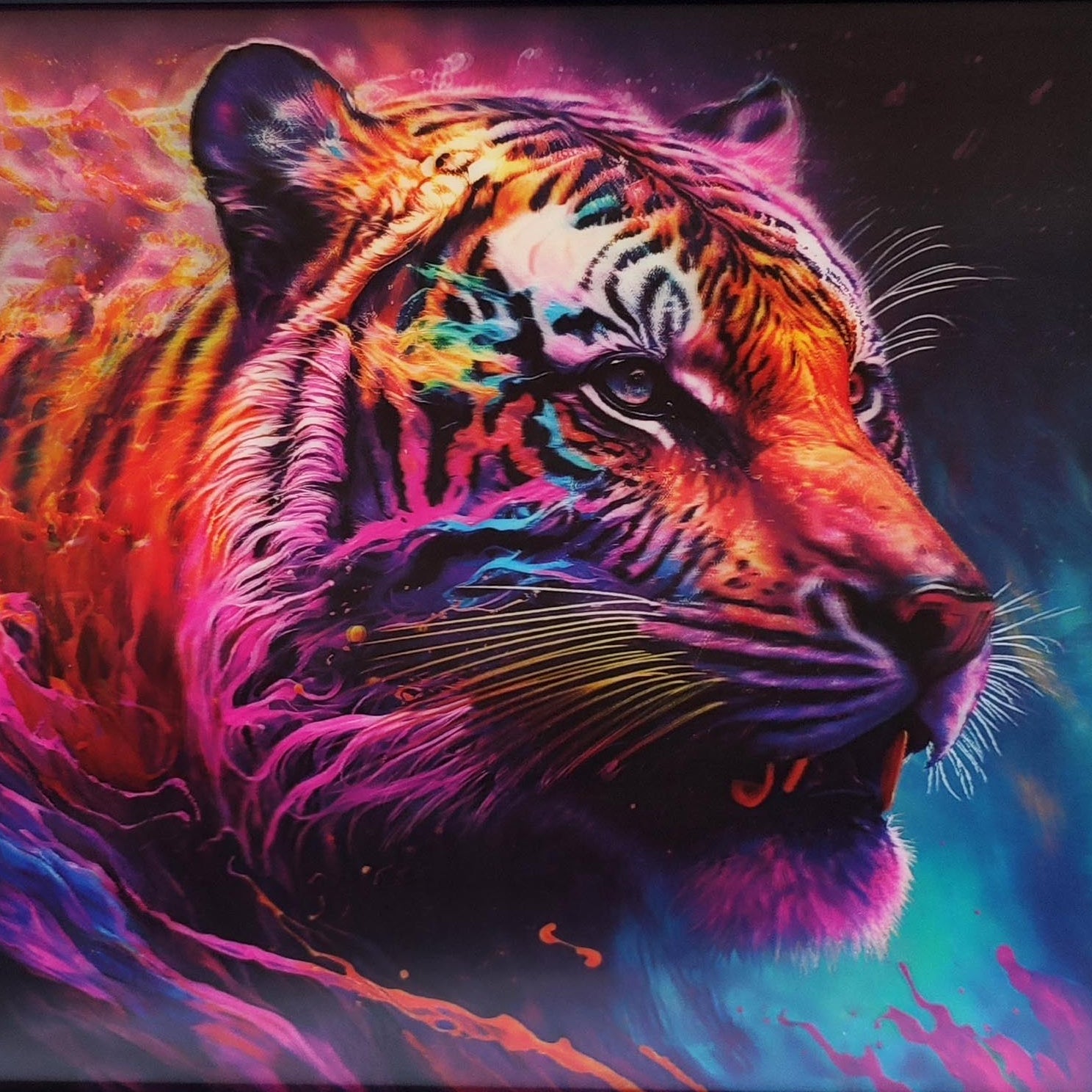 3D Art Tiger 30x40CM - MarshallsHealthShop