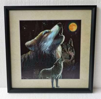 3D Wolf Howling 40x40CM (TD11) - MarshallsHealthShop
