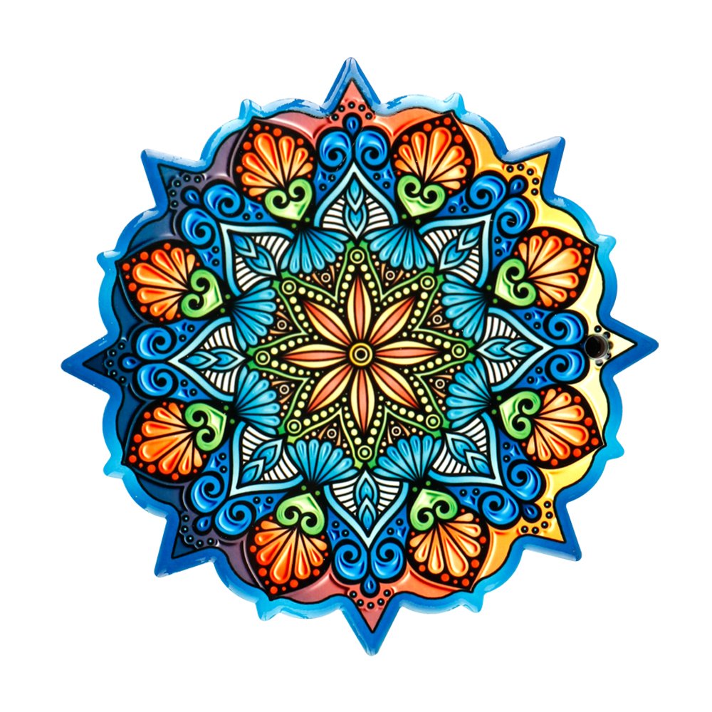 Ceramic Coaster Sacred Mandala Large (CMC2)