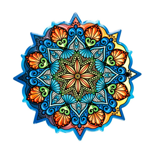 Ceramic Coaster Sacred Mandala Large (CMC2)