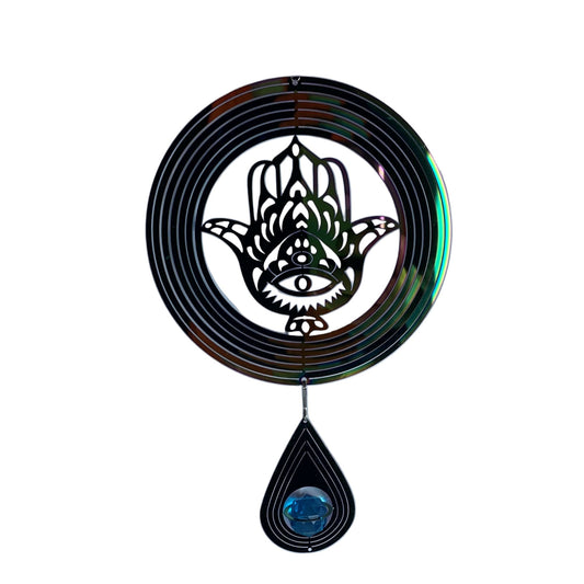 Hamsa 3D Wind Spinner