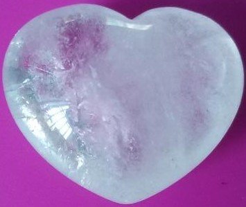 Clear Quartz Heart