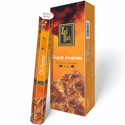 Zed Black Frank Incense 20gm
Zed Black 20 gram Incense sticks are one of the most popular incense sticks, these are rolled and dipped into natural oils for a calming incense fragrance. You will enjoy these incense sticks as you would experience these fragrances from nature itself. Experience an absolutely soothing and positive aroma at your place by using these premium quality incense sticks.

1st Stop, Marshall's Health Shop, Gift Shop!

SKU: ZBFI20