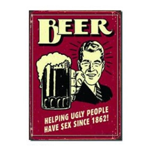 Metal Wall Art Beer 1862