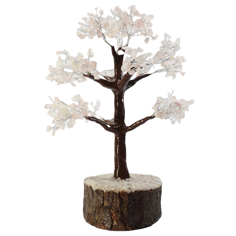 Rose Quartz Crystal Tree 30cm