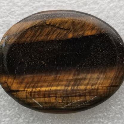 Tiger Eye Worry Stone Oval
