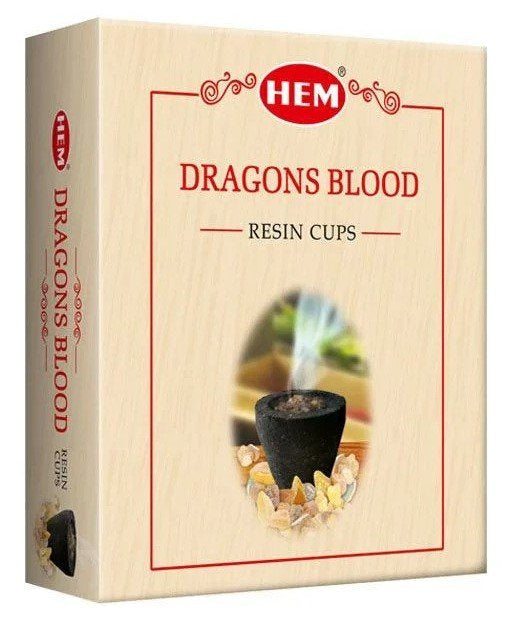 HEM Dragons Blood Resin Cup Dhoop