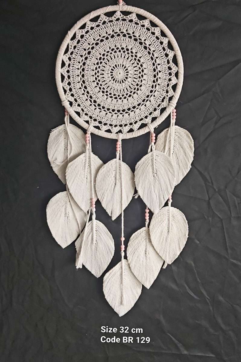 Dreamcatcher White Crochet (BR129)