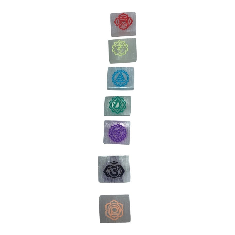 7 Chakra Charging Plaques - MarshallsHealthShop
