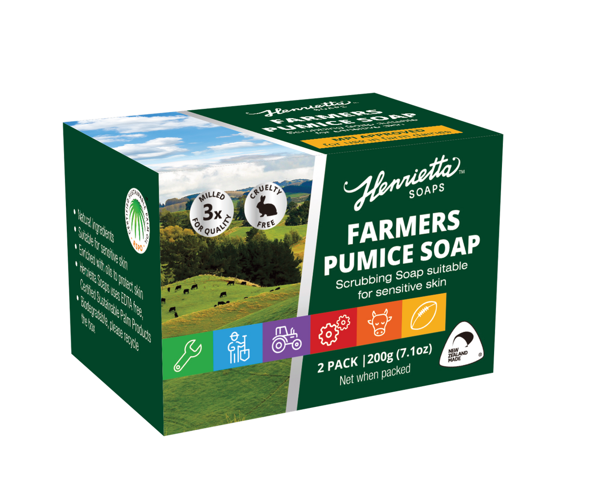 Henrietta Farmers Pumice Soap 2 x 100g