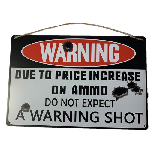 Metal Wall Art No Warning Shot