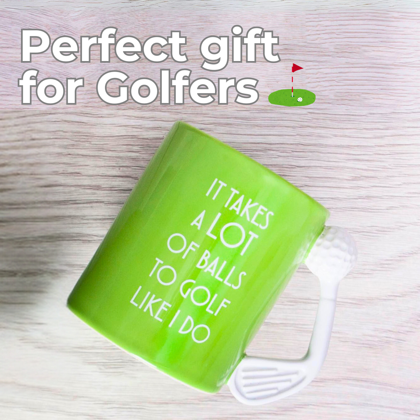 Golf Mug Takes A Lot Of Balls