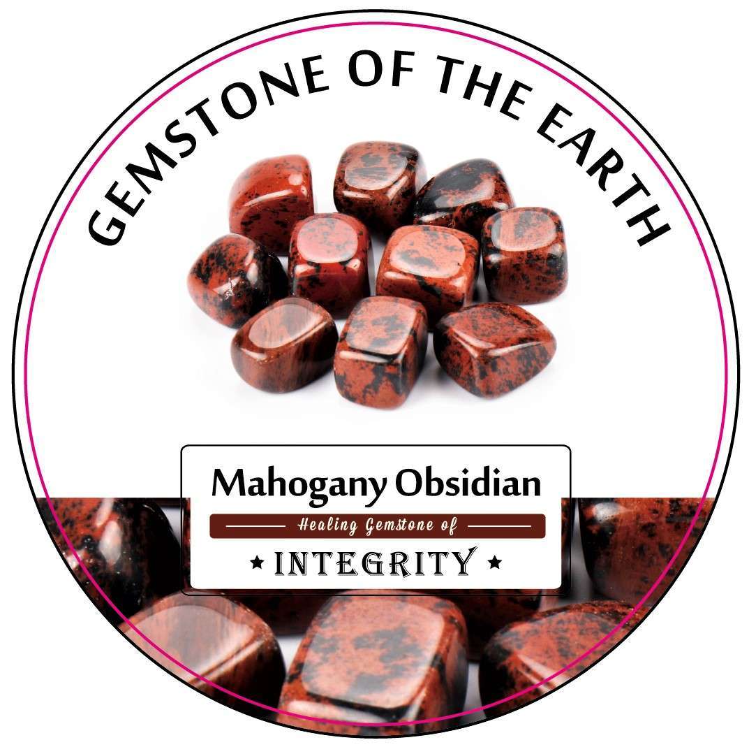 Tumbled Stone Mahogany Obsidian