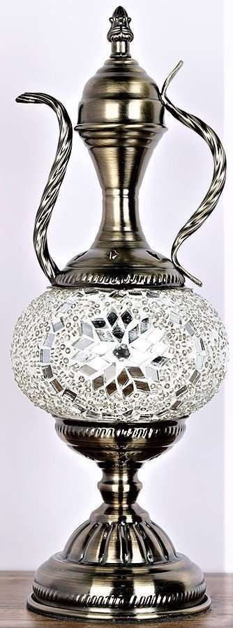 Turkish Mosaic Teapot Shaped Lamp TL57