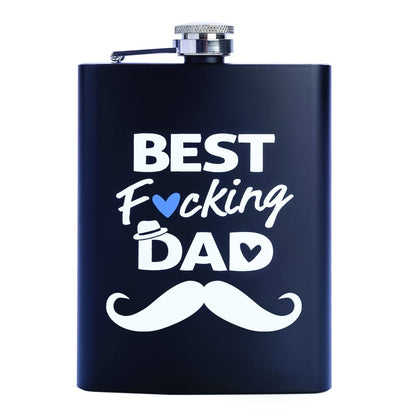 Best Dad Metal Flask