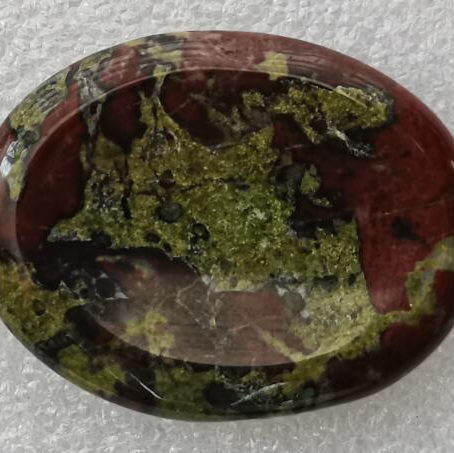Dragon Bloodstone Worry Stone Oval