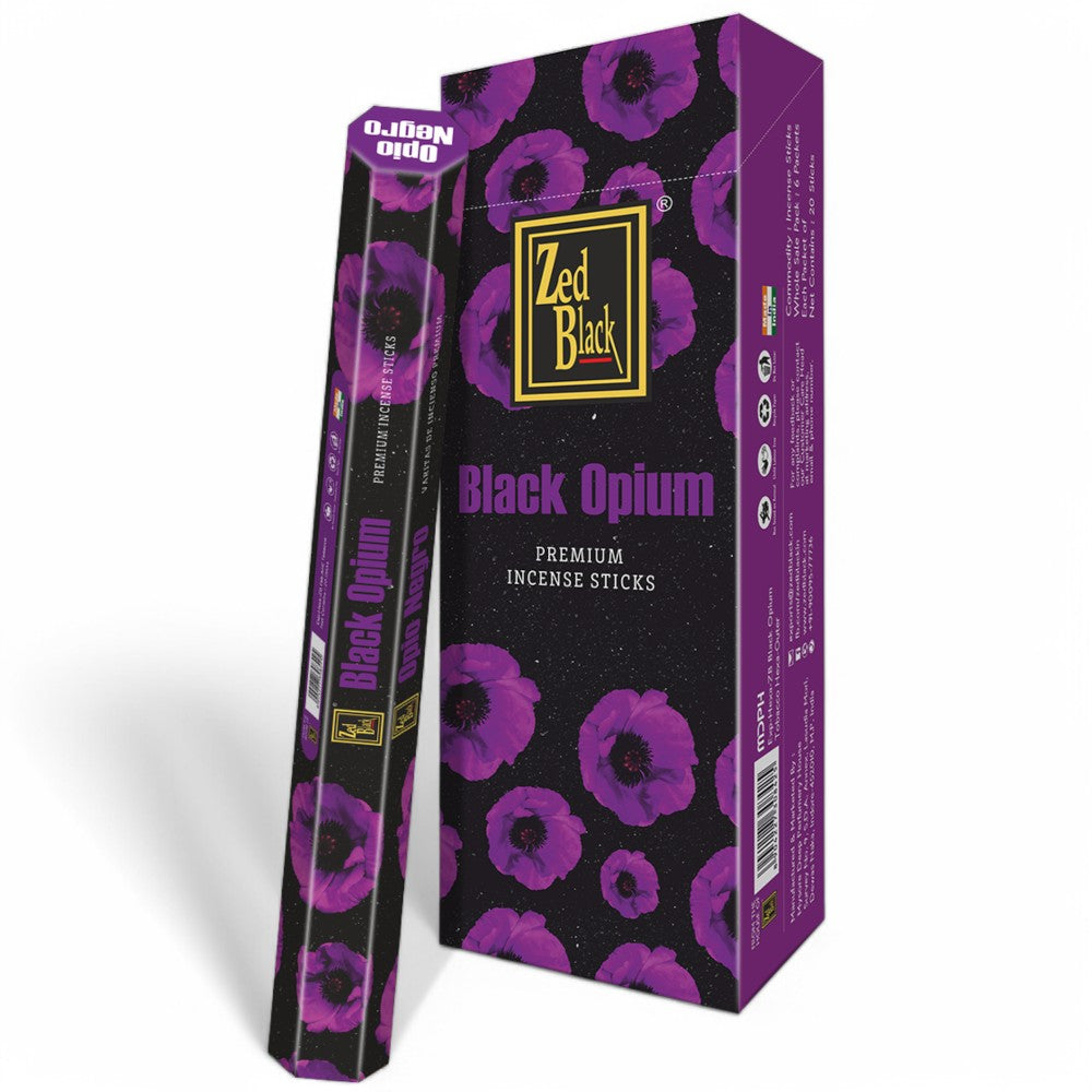Zed Black Black Opium 20gm
Zed Black 20 gram Incense sticks are one of the most popular incense sticks, these are rolled and dipped into natural oils for a calming incense fragrance. You will enjoy these incense sticks as you would experience these fragrances from nature itself. Experience an absolutely soothing and positive aroma at your place by using these premium quality incense sticks.

1st Stop, Marshall's Health Shop, Gift Shop!

SKU: ZBBO20