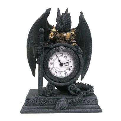 Dragon in Armour Mantle Clock