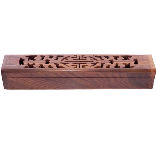 Jali Flat Box Incense Burner 12 inch