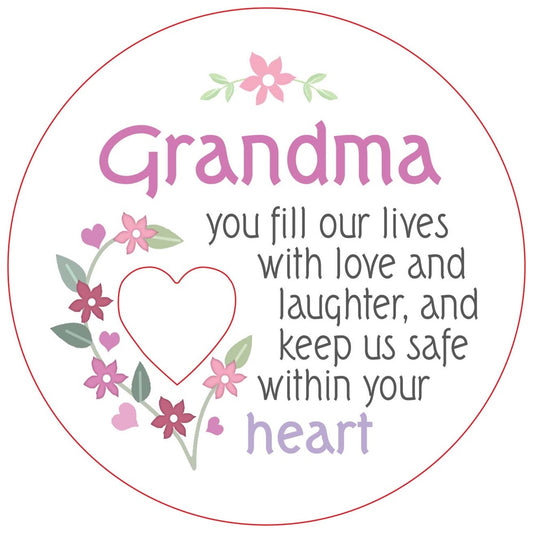Grandma Piece of My Heart Magnet
W:7 x D:7 cm - Magnet - 7 cm Diameter, MDF Magnets with Cut out Heart.

SKU: RCPHM06