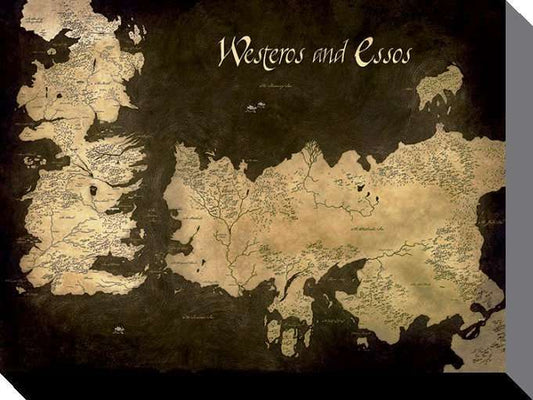 Game of Thrones Westeros & Essos 60x80cm