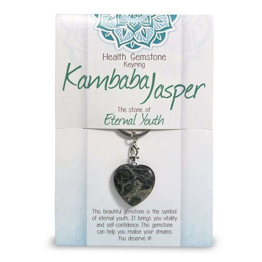 Eternal Youth Kambaba Jasper Keyring