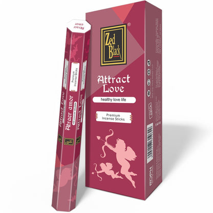 Zed Black Attract Love 20gm
Zed Black 20 gram Incense sticks are one of the most popular incense sticks, these are rolled and dipped into natural oils for a calming incense fragrance. You will enjoy these incense sticks as you would experience these fragrances from nature itself. Experience an absolutely soothing and positive aroma at your place by using these premium quality incense sticks.

1st Stop, Marshall's Health Shop, Gift Shop!

SKU: ZBAL20