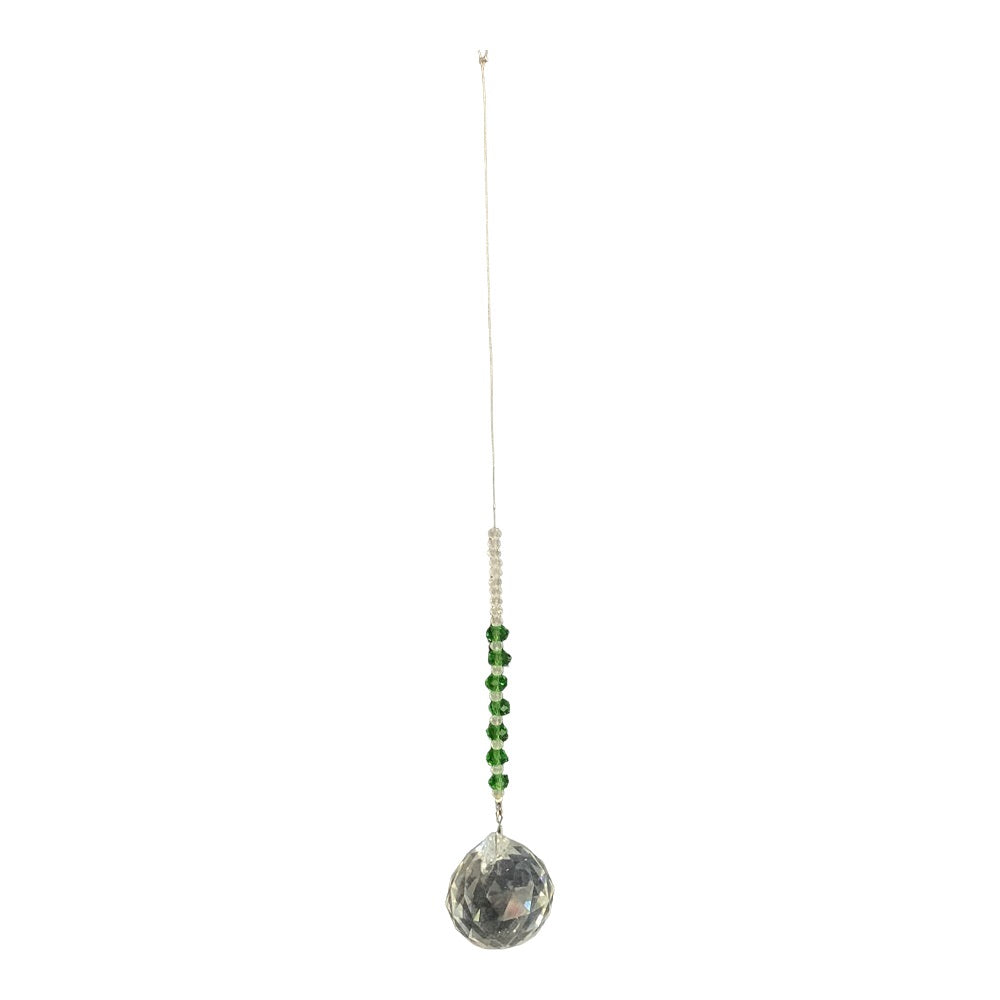 Green Diamond Bead Aurora Ball