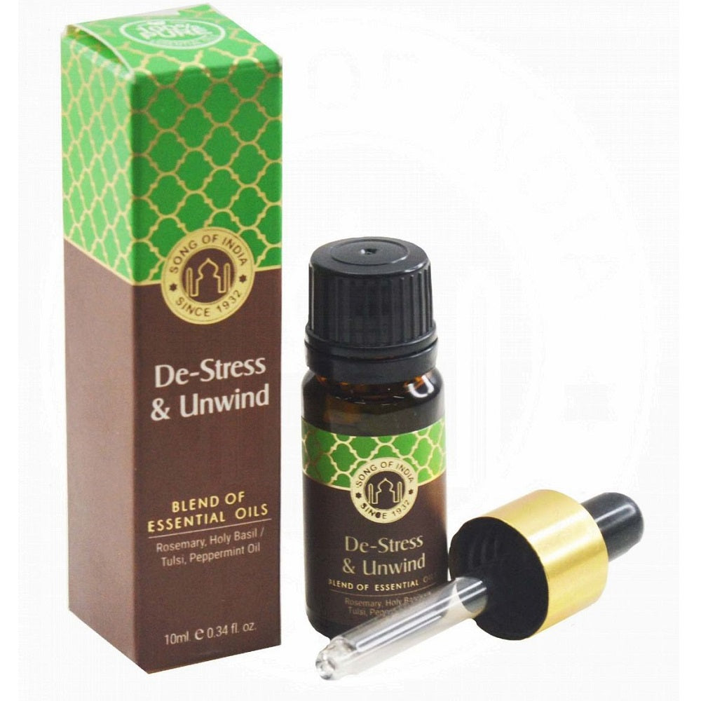 Essential Oil De-Stress/Unwind 10ml Dropper