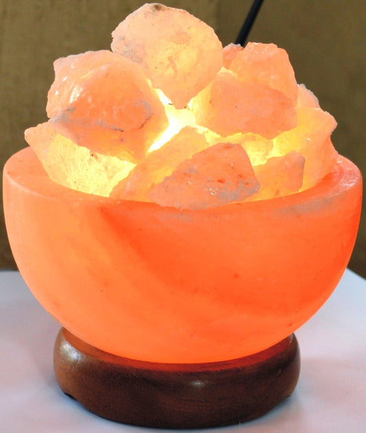 Salt Lamp Fire Bowl