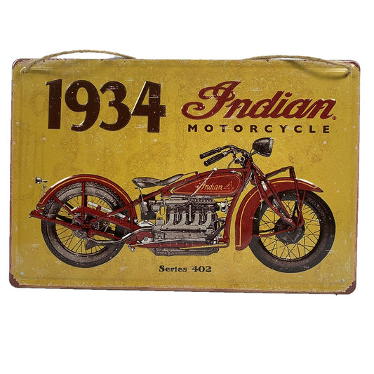 Metal Wall Art Indian Motorcycle 1934