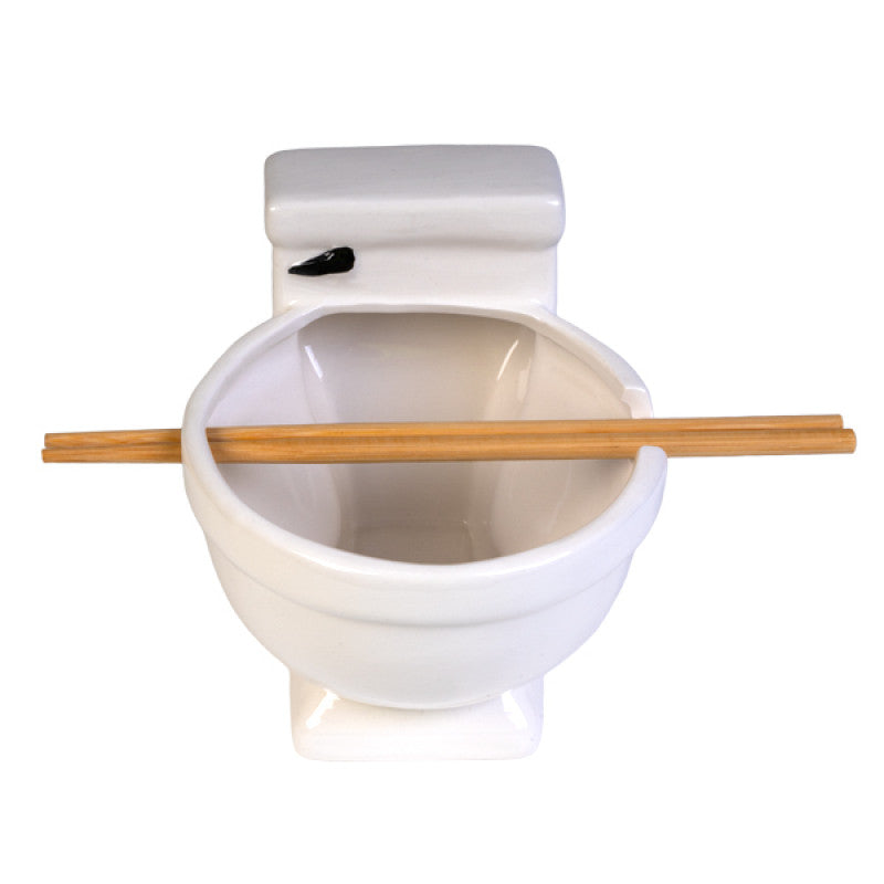Toilet Noodle Bowl Bamboo Chopsticks