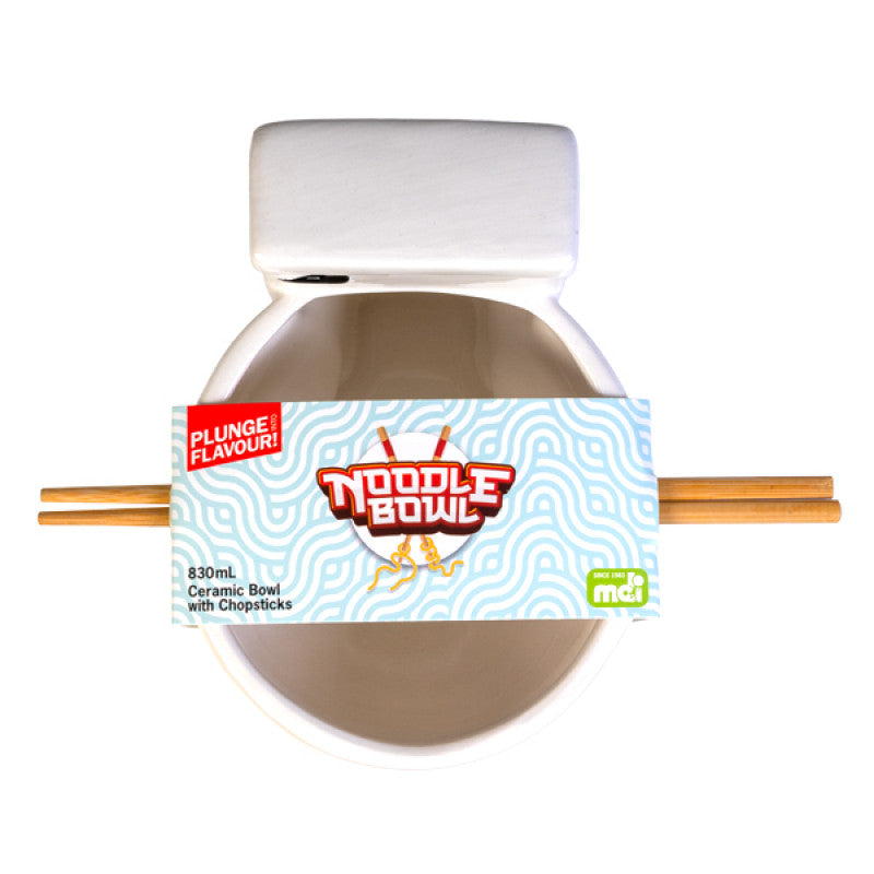 Toilet Noodle Bowl Bamboo Chopsticks