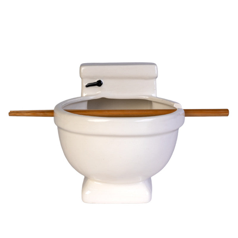 Toilet Noodle Bowl Bamboo Chopsticks