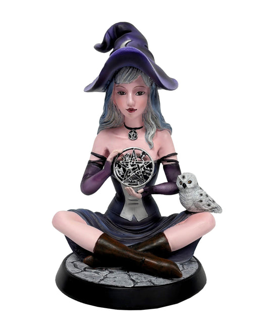 Purple Witch with Pentagram and Owl
Dimensions: 9*11*15.5cm
1st Stop, Marshall's Health Shop, Gift Shop!

SKU: AA62