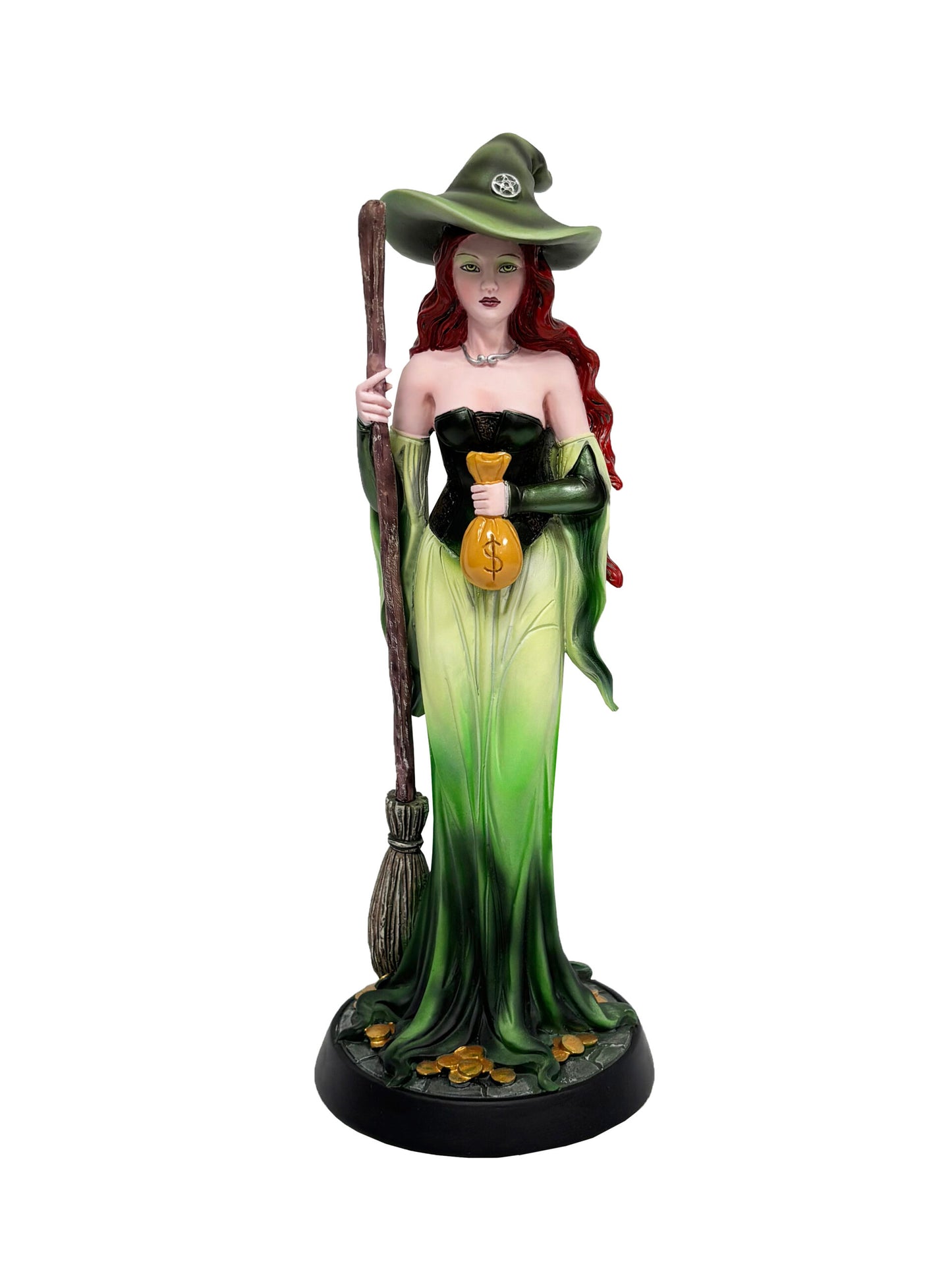 Green Witch Broom and Bag of Money
Dimensions: 8*8*21cm
1st Stop, Marshall's Health Shop, Gift Shop!

SKU: AA63