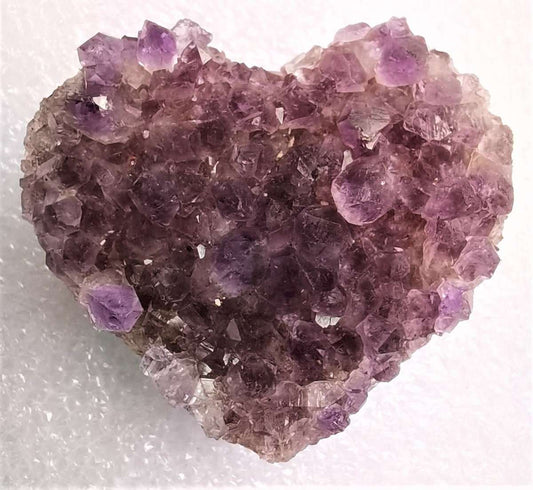 Amethyst Heart Cluster