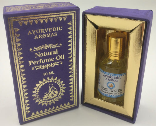 Ayurvedic Perfume Oil 10ml Cool Water