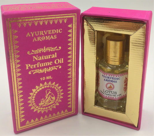 Ayurvedic Perfume Oil 10ml Lotus