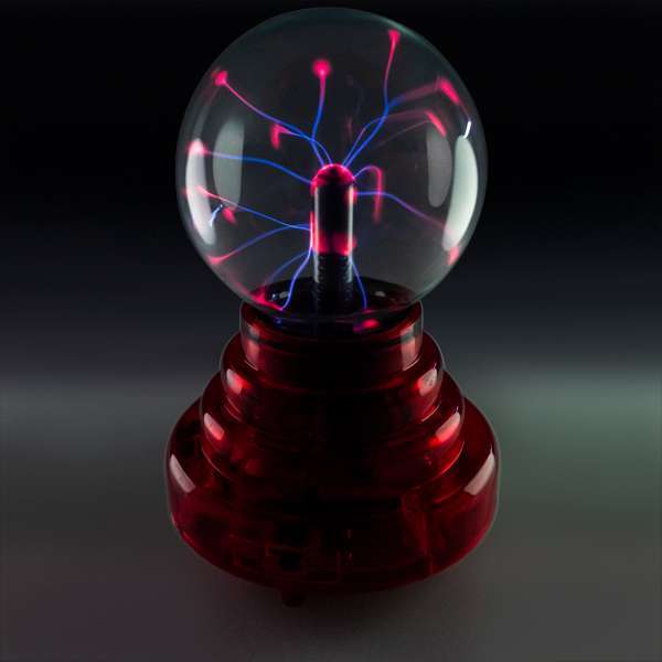 Plasma Ball with Red Base