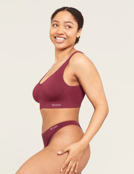 BOODY Women's Seamfree Padded Crop Bra