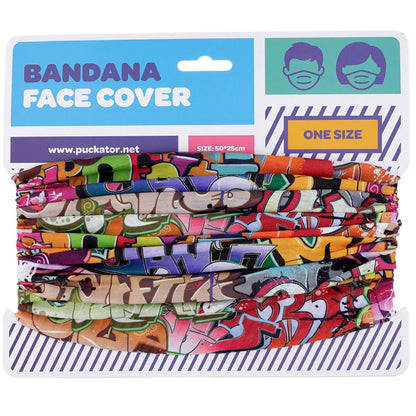 Neck Scarf Face Covering-Street Graffitti