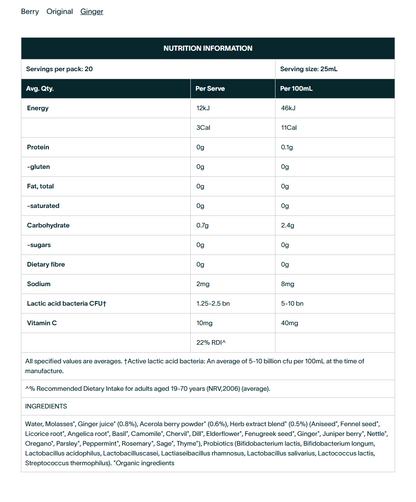 Nuzest Inner Biome Blend 500ml


An organic microbiome support drink mix made from herbal extracts and active probiotic cultures. Inner Biome Blend combines prebiotics, probiotics and postbiotics to support gut health, digestion, and the body’s natural balance. The fermentation process converts natural sugars into organic acids, leaving the finished product free from sugar, as well as gluten, dairy, and added preservatives.
1st Stop, Marshall's Health Shop!