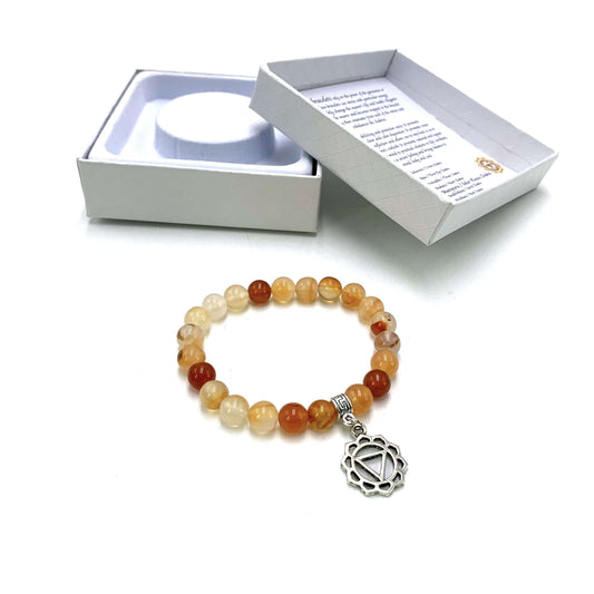 Agate Solar Plexus Chakra Bracelet