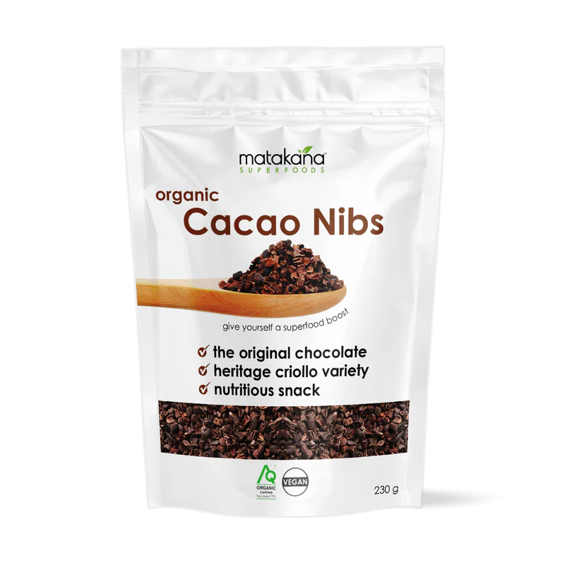 Matakana Organic Cacao Nibs 230g