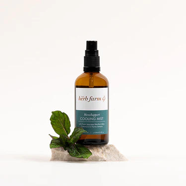 The Herb Farm MenoSupport Cooling Mist 100ml

Our MenoSupport Cooling Mist is a refreshing mist that provides cooling relief and calmness to skin experiencing symptoms of perimenopause and menopause.

Our&nbsp;Japanese Menthol Mint Extract&nbsp;provides a cooling effect while uplifting and refreshing your skin and mind for invigorating clarity.

Frankincense helps to alleviate stress and has a calming effect while also soothing the skin.

Peppermint helps to cool naturally and balance emotional ups and down